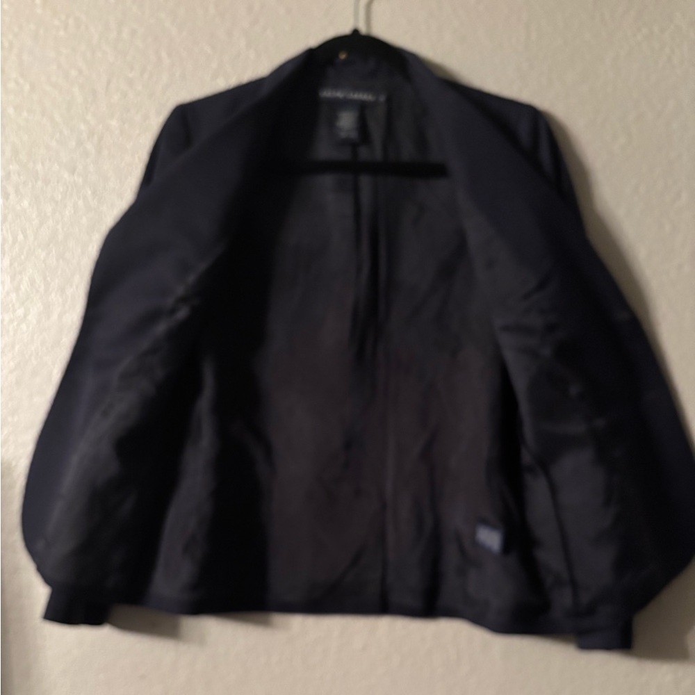 Vintage Ralph Lauren Navy Blue Wool Crest Blazer Gold Buttons Preppy Jacket Sz 6 - Picture 7 of 11